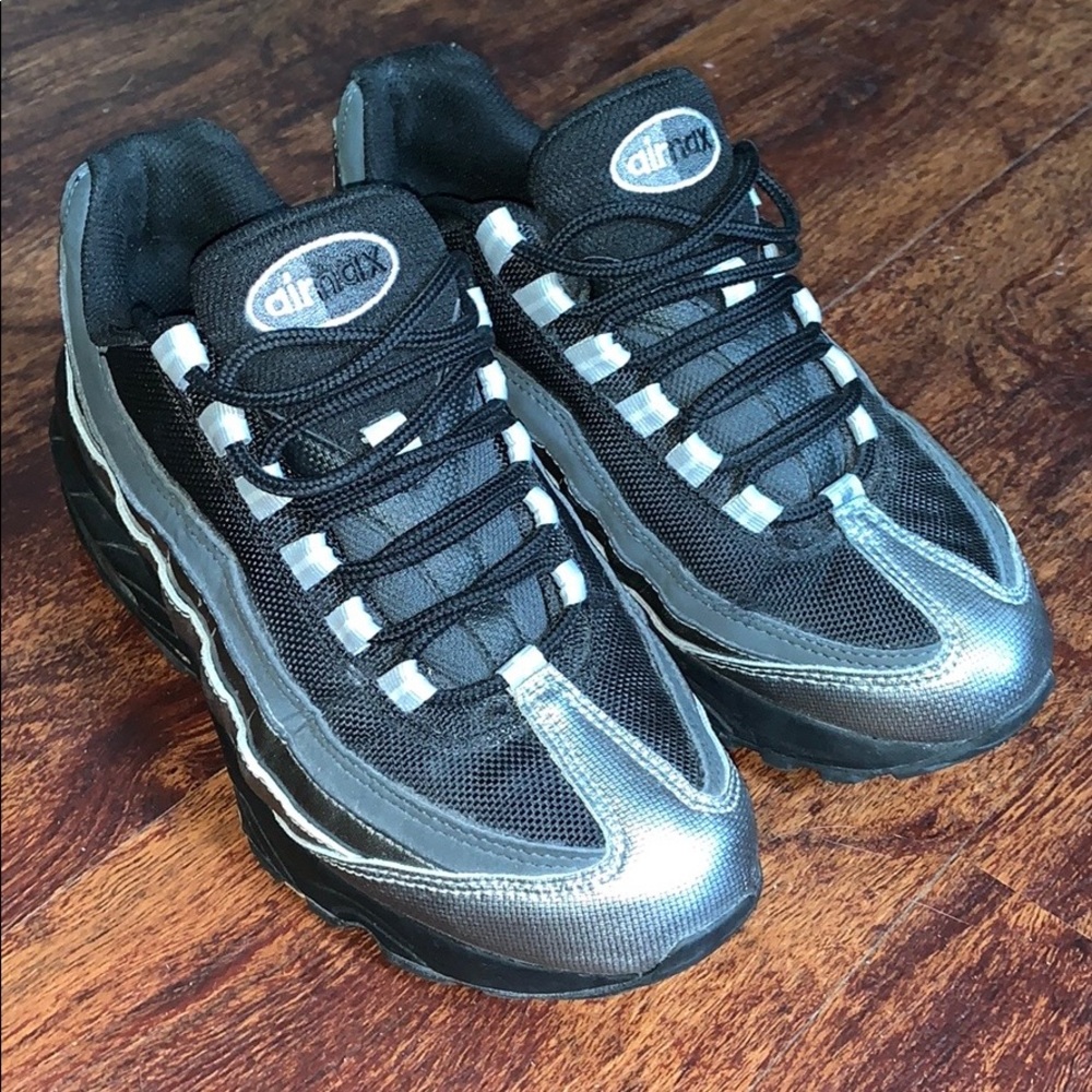 AIR MAX 95 BLK METALLIC SILVER